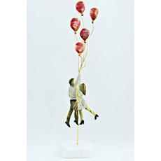 Ζευγάρι με μπαλόνια 01-963