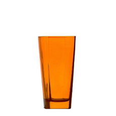 Stephanie πορτοκαλι ποτηρι  χυμου ,  σετ6τμχ 36cl