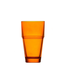 Impilabile πορτοκαλι ποτηρι χυμου σετ6 38cl