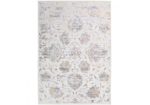 Καλοκαιρινό χαλί Royal Carpet Broderi G068B Ivory