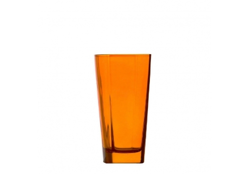 Stephanie πορτοκαλι ποτηρι  χυμου ,  σετ6τμχ 36cl